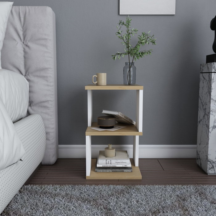 Hanah Home Carter - Oak, White